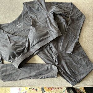 Paragon Charcoal Swirl Activewear Top 2XL EXCELLENT